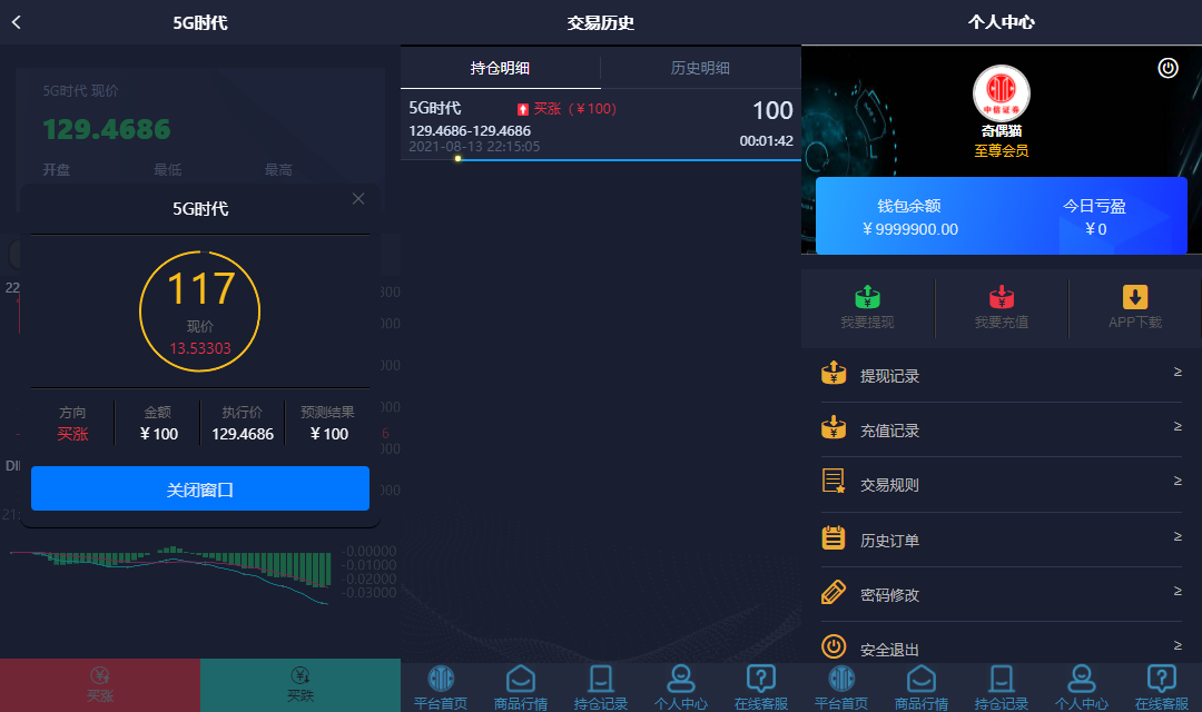 时间点位外汇贵金属交易平台源码下载 - 九牛源码网