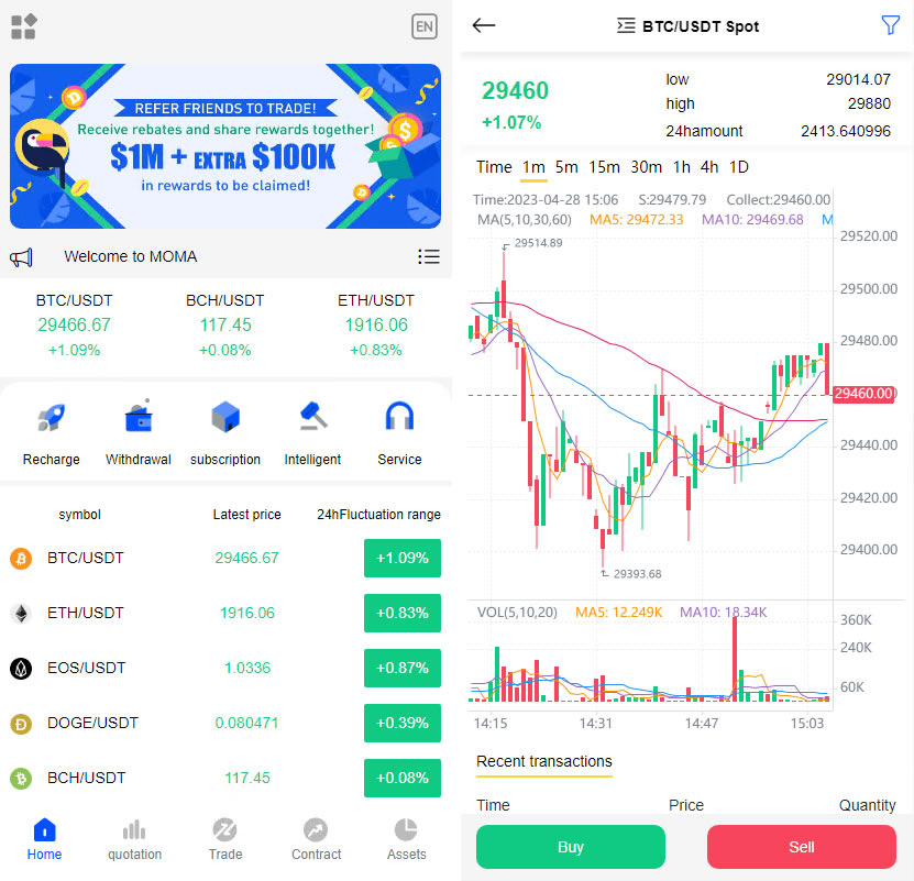 全开源代码白色UI界面虚拟币交易所系统源码,USDT/BTC加密货币交易所平台,虚拟币微交易币币合约交易 - 九牛源码网