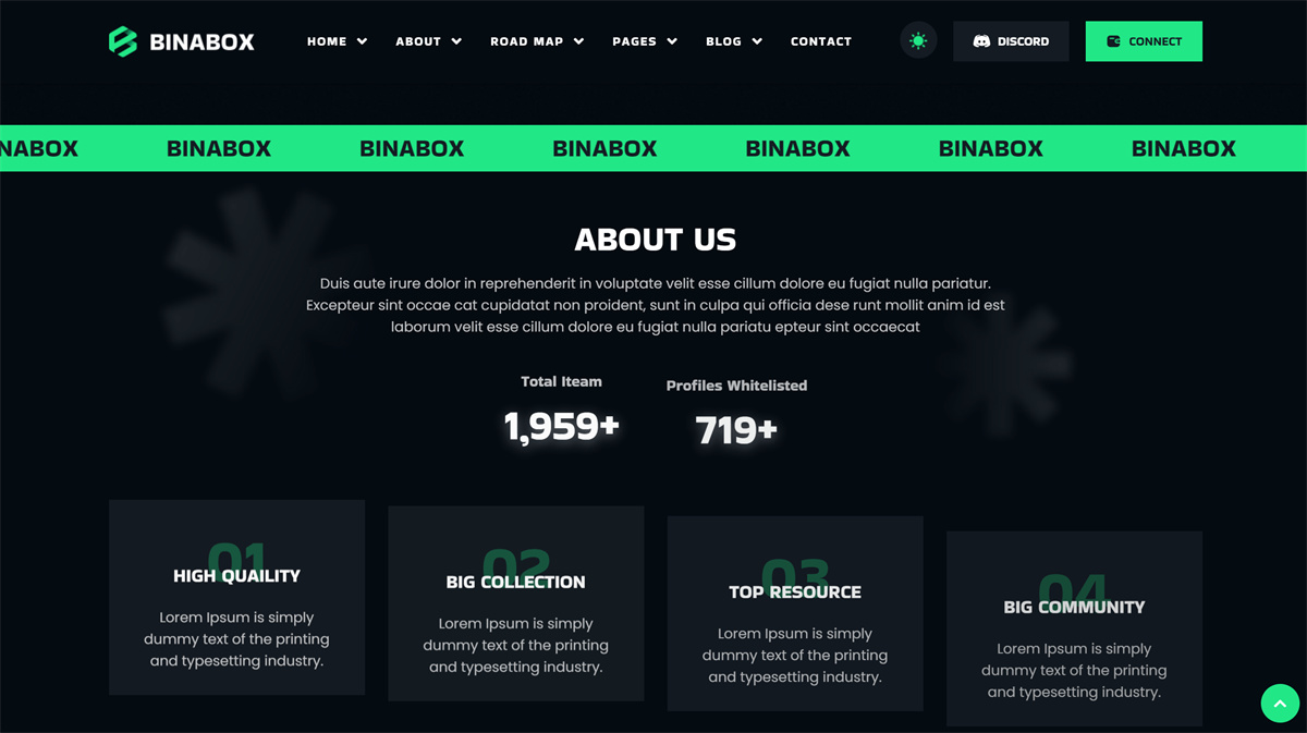 六首页数字藏品NFT交易网React NextJS网站模板4.jpg