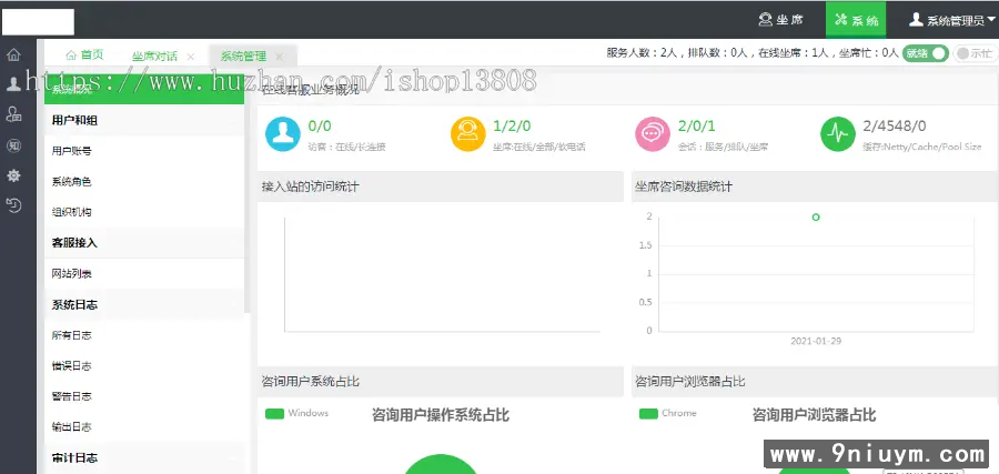 Java 开发在线客服系统｜企业网站官网客服系统｜网页聊天咨询客服