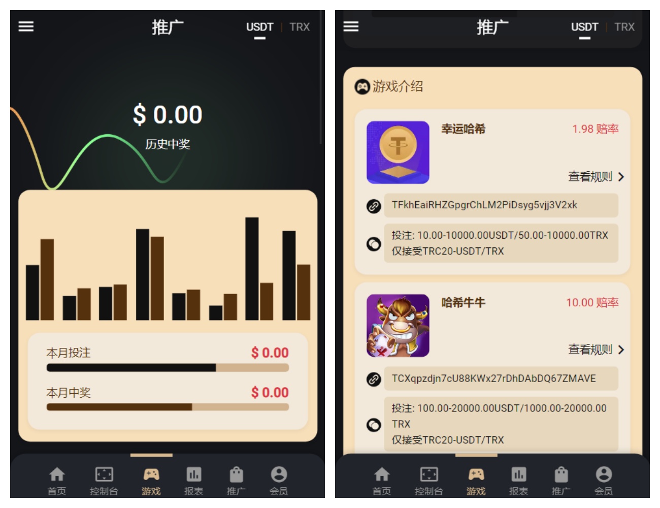 多语言USDT/TRX双模式哈希竞猜源码/四种语言/区块链哈希值竞猜/前端html版 - 九牛源码网