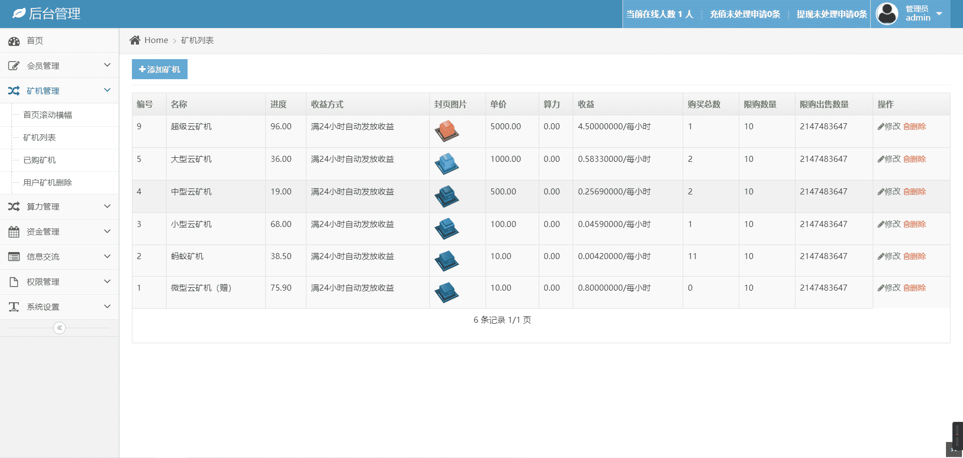 盈顺云矿/矿机源码/全开源/可打包app/带视频搭建教程 - 九牛源码网