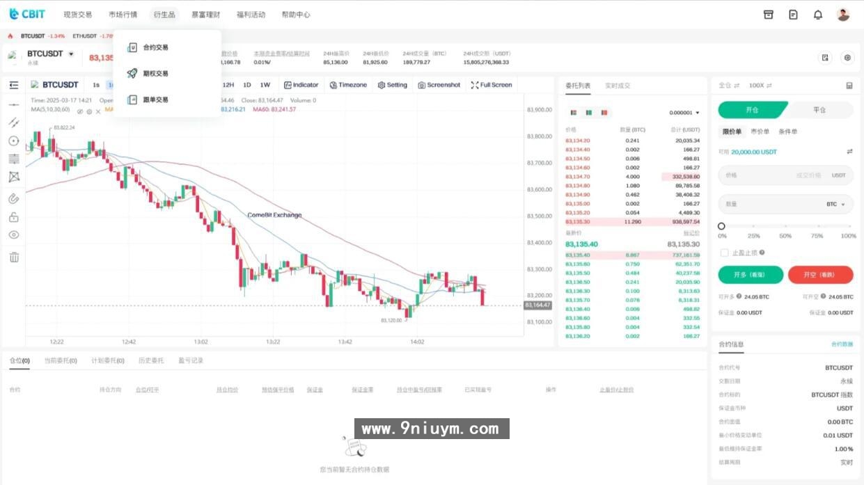 coinh多语言交易所源码外汇合约交易期货质押生息盲盒系统