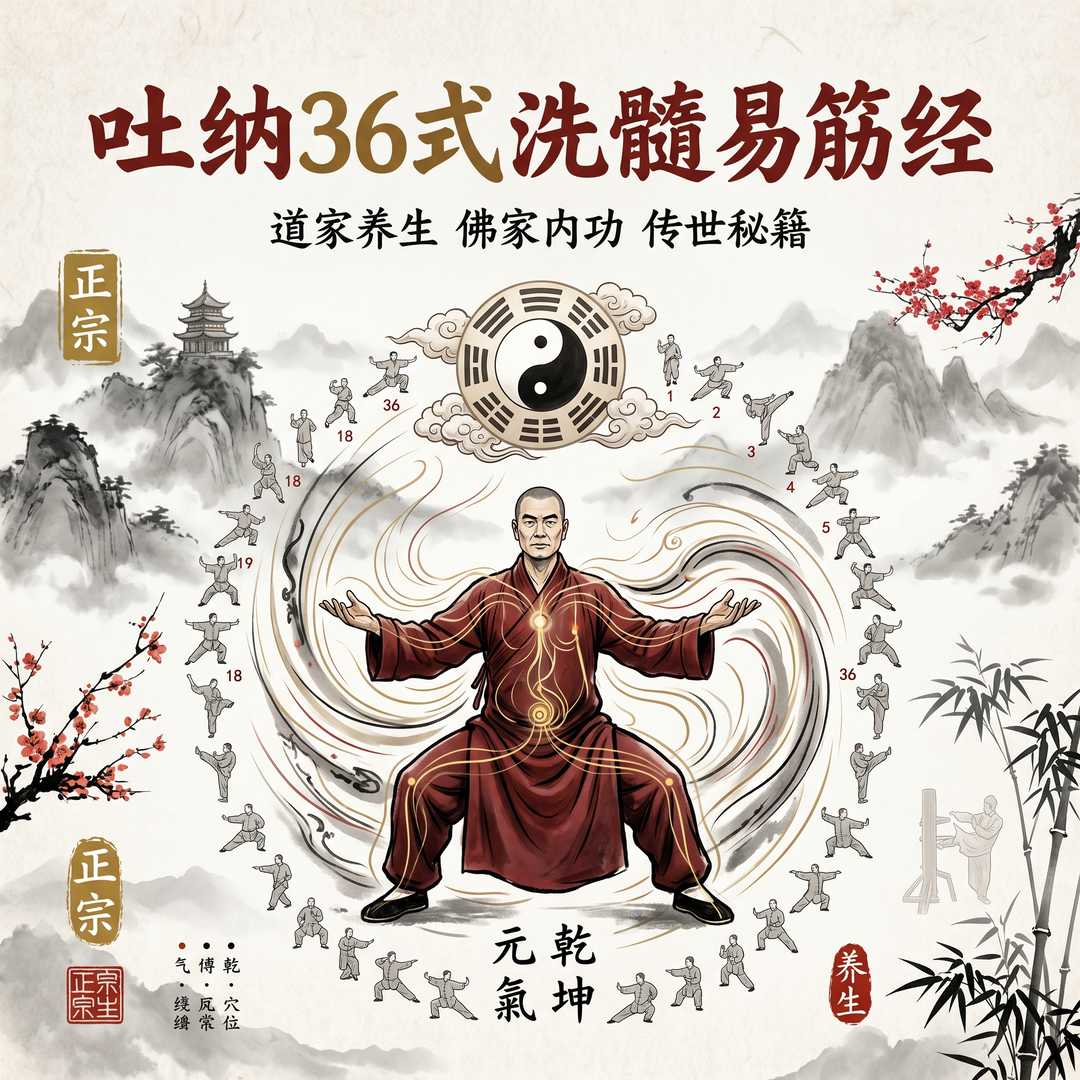 吐纳36式洗髓易筋经