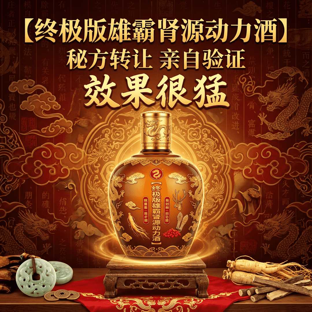 【终极版雄霸肾源动力酒】秘方转让亲自验证,效果很猛.原转