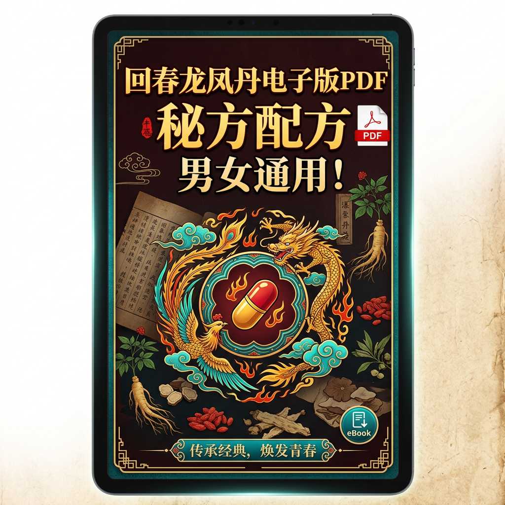 回春龙凤丹电子版PDF,秘方配方,男女通用!