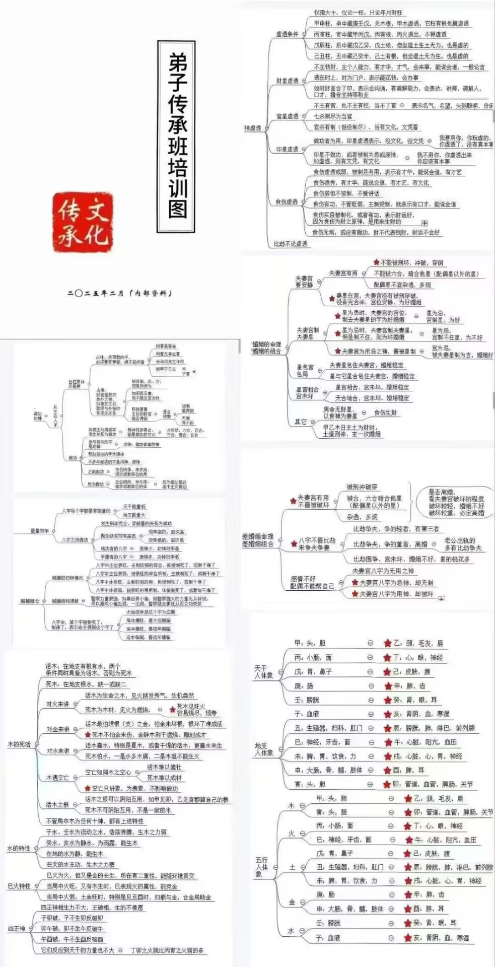 盲派八字段建业体系,弟子传班承培训课 373页