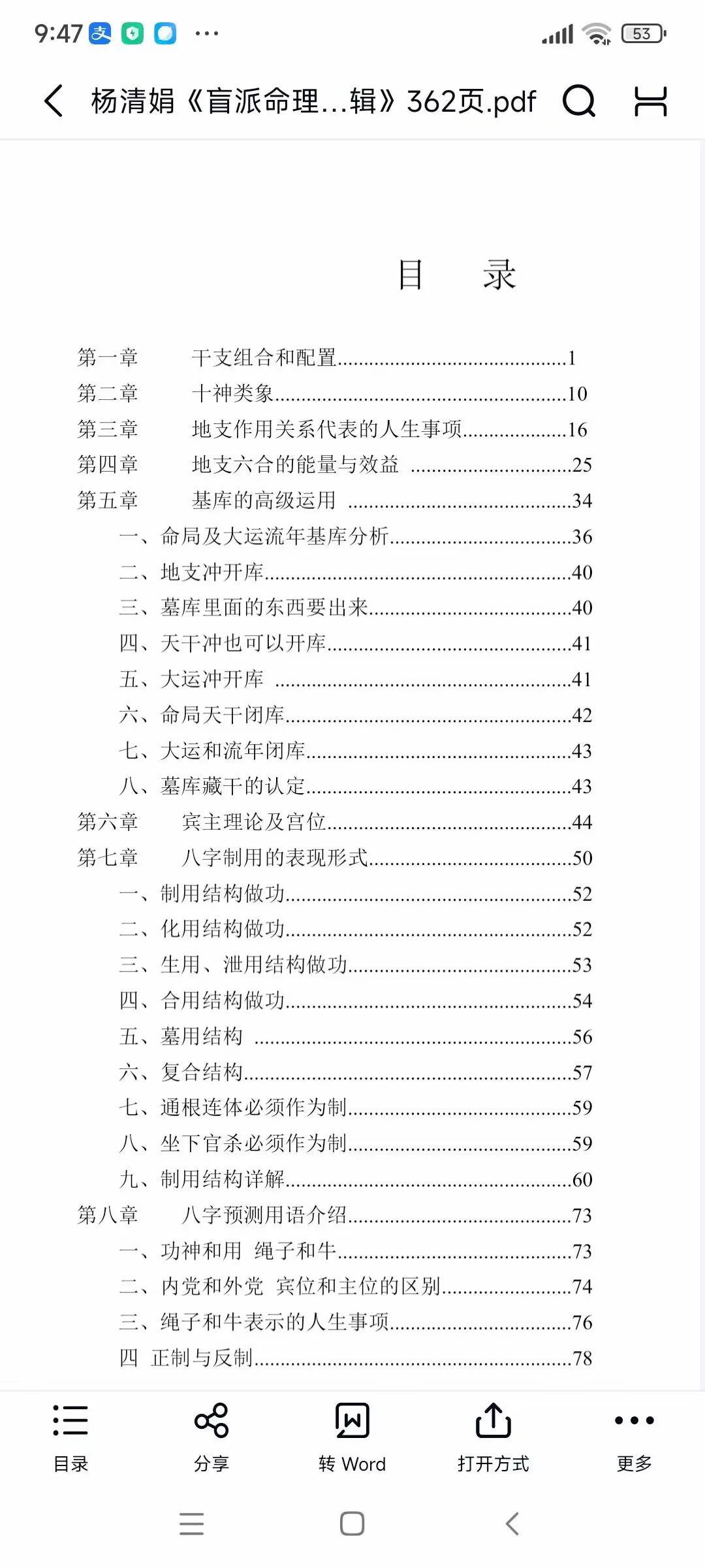 杨清娟《盲派命理官运断法专辑》362页