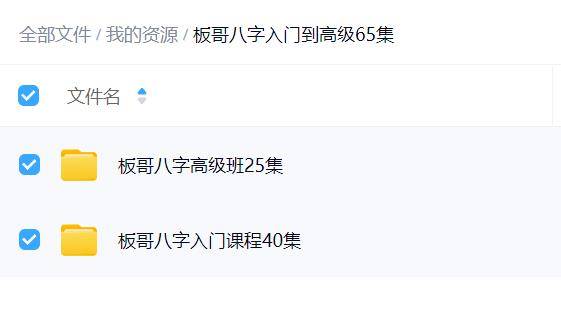 板哥八字入门到高级65集 (2套）