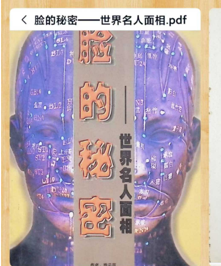 《脸的秘密世界名人面相》197页