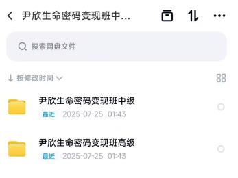 【数字密码】尹欣生命密码变现班中级高级 30集+课件