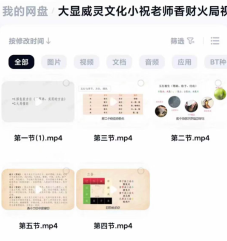 大显威灵文化小祝老师《香财火局》视频课 5集