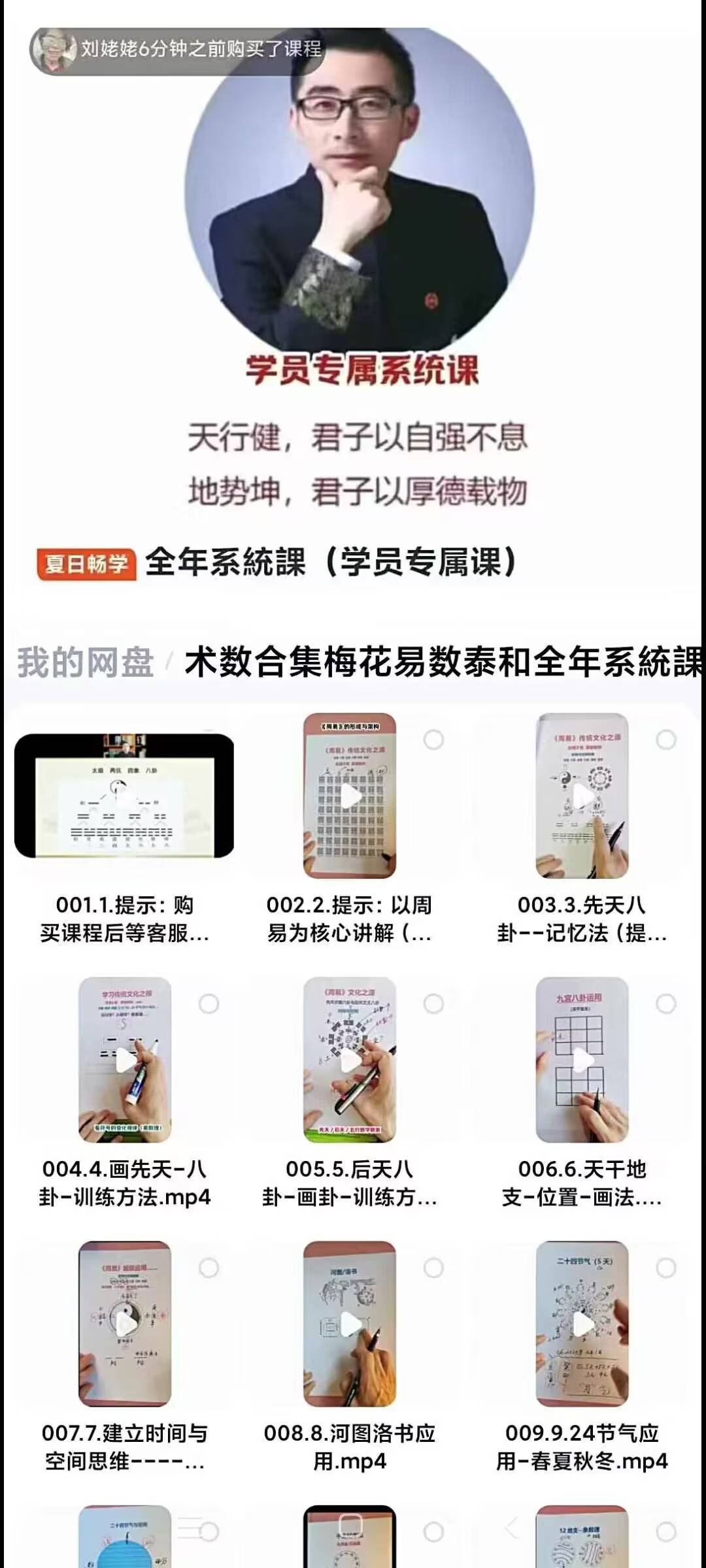 术数综合梅花易数~泰和全年系統課（学员专属课）视频课29集