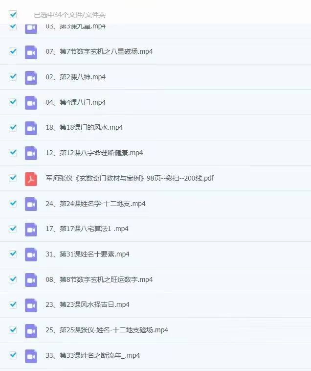 军师张仪《玄数奇门传承弟子班》33集 《玄数奇门教材》内部资料一份