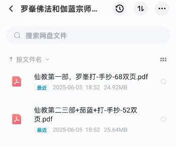 罗峯佛法和伽蓝宗师教法本《广西高师六壬咖蓝仙教》2本 120双页