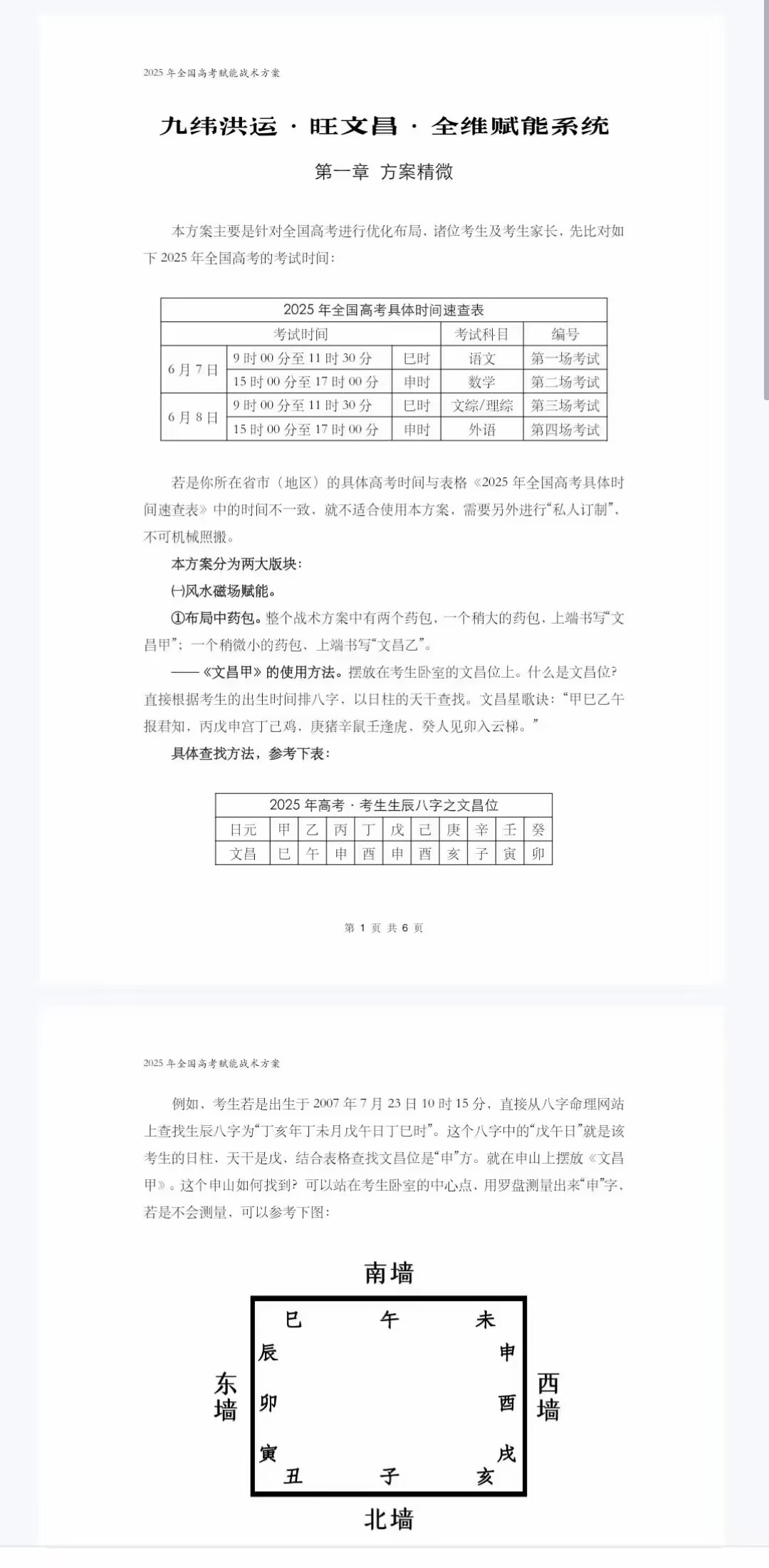 2025年九纬鸿运、高考文昌赋能全案策划
