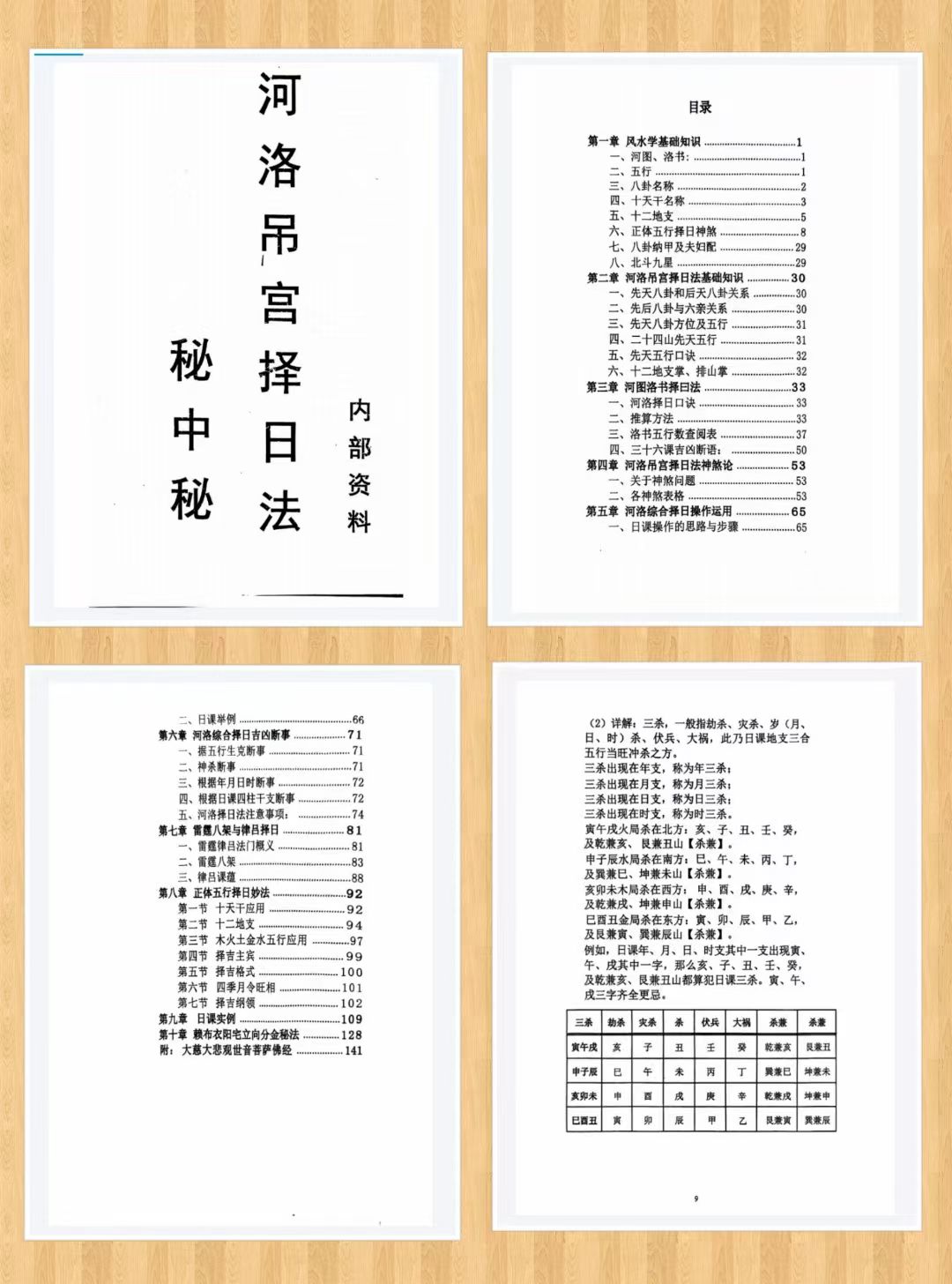 《河洛吊宫择日法秘中秘》143页