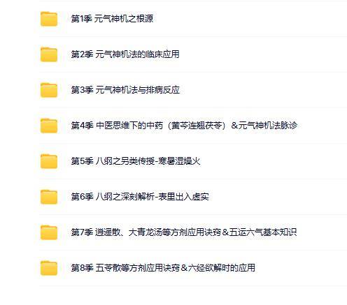 元气神机法八季合集