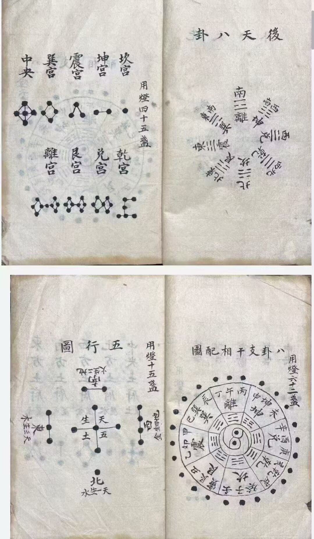 《风水布局灯阵图》