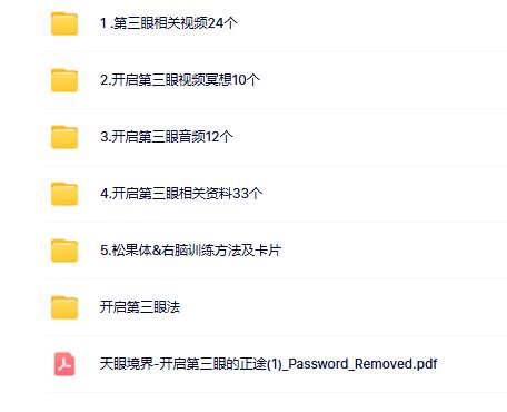 开启第三只眼合集