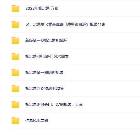 杨忠易奇门风水合集（8套）