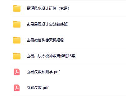 玄易系列微信头像太极神数合集（5套）