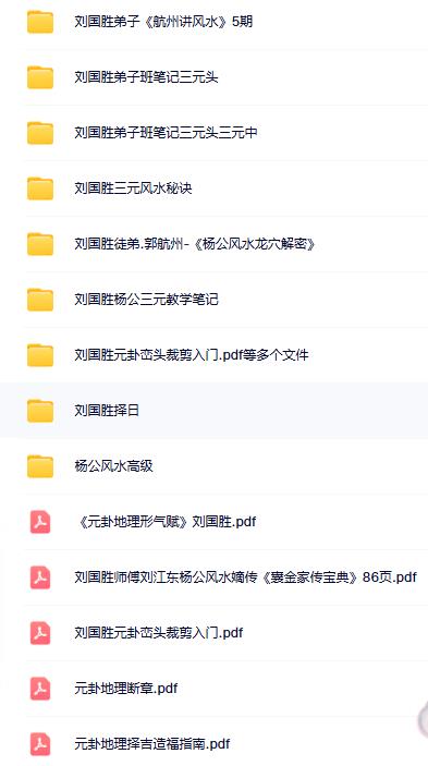 刘国胜风水合集（15套）