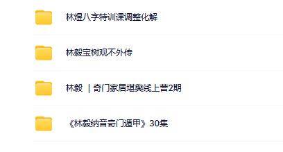 林毅宝树观奇门合集（3套）