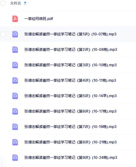 张德志安阳一掌经（9音频+1讲义）