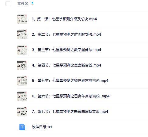 七星掌预测术
