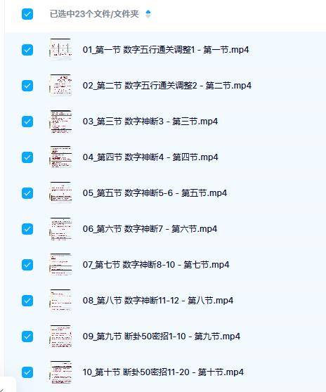 李星辰 数字八字 _ 高阶班23集