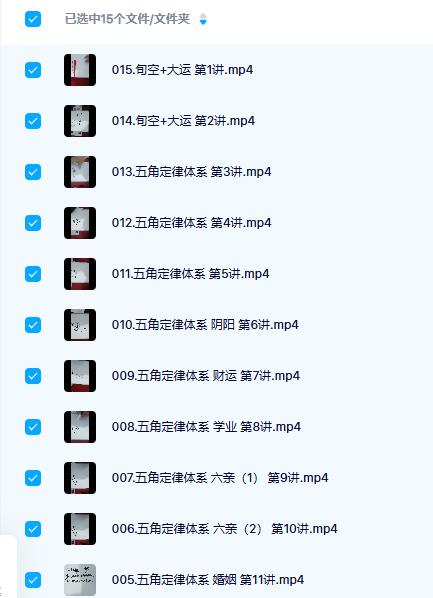 数字易经-五角定律980元专栏课