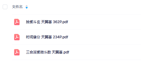 天翼先生紫微斗数书3册