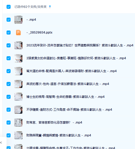 林子秦紫微斗数81集