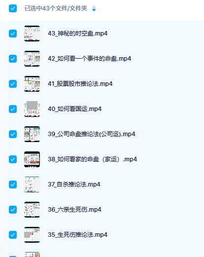 吴明光占验紫微高级精通班32集