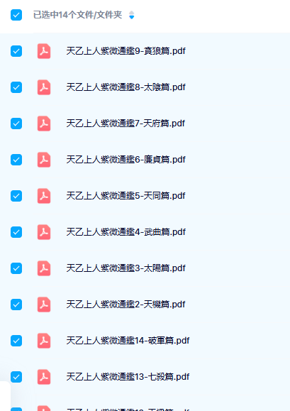 天乙上人紫微通鑑14本合集