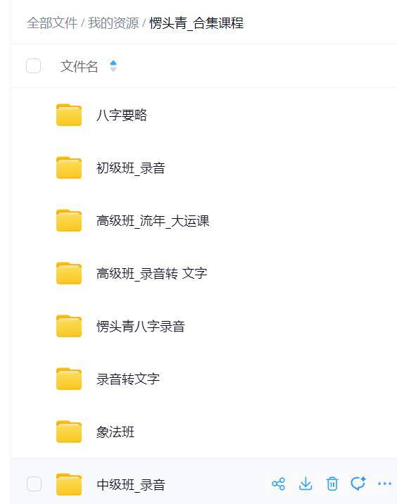 愣头青_合集课程