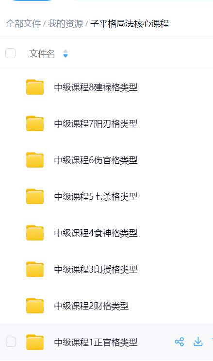 子平格局法核心课程