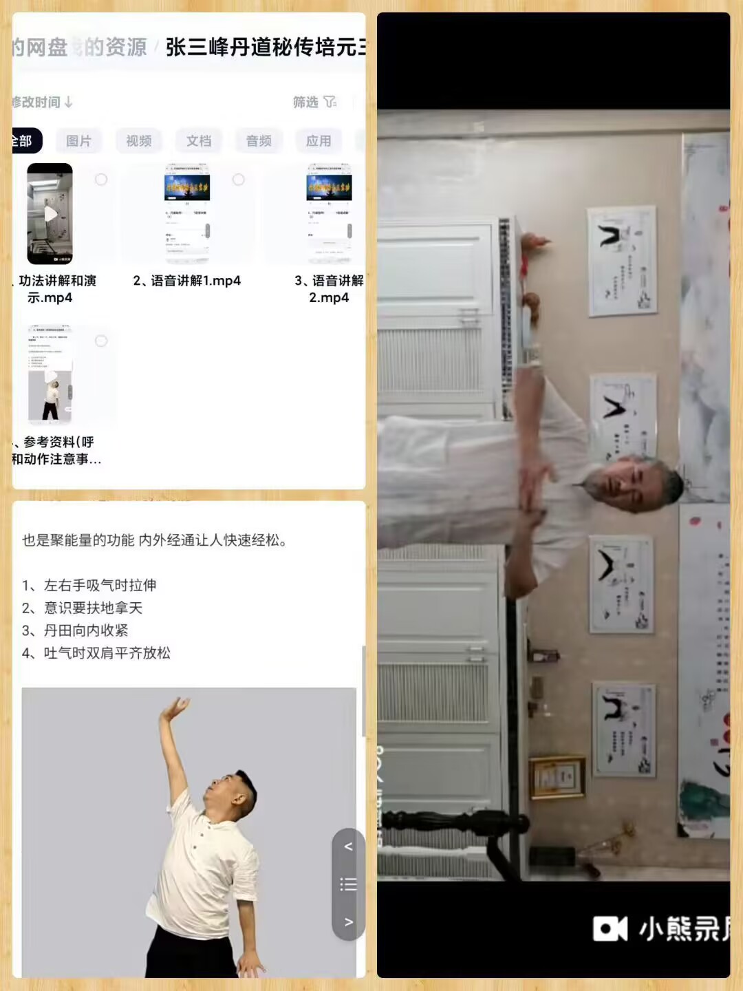 张三峰-丹道秘传培元三宝功4集视频课