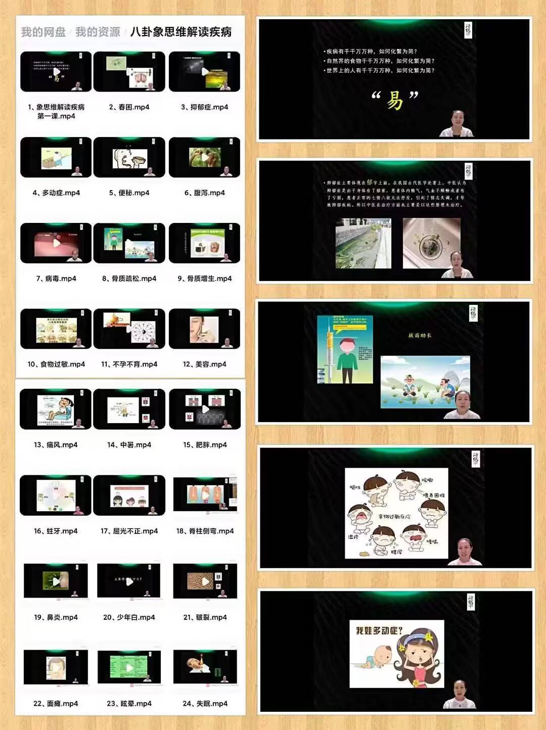 【八卦疾病】八卦象思维解读疾病 24集 视频课