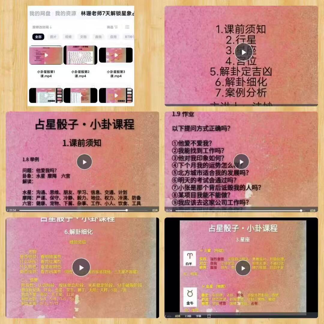 占星骰子 7集视频课