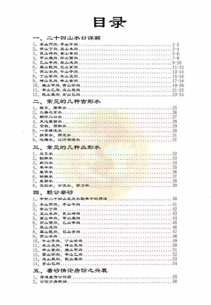 杨公风水高级《地理技法实用总汇》高清彩色版