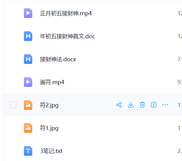 正月初五接财神 视频+笔记