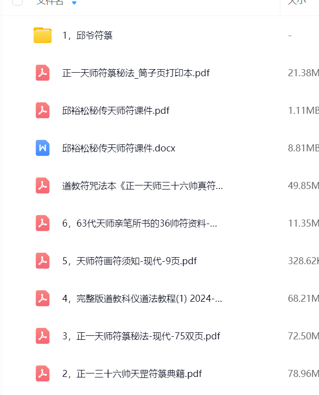 正一三十六元帅符
