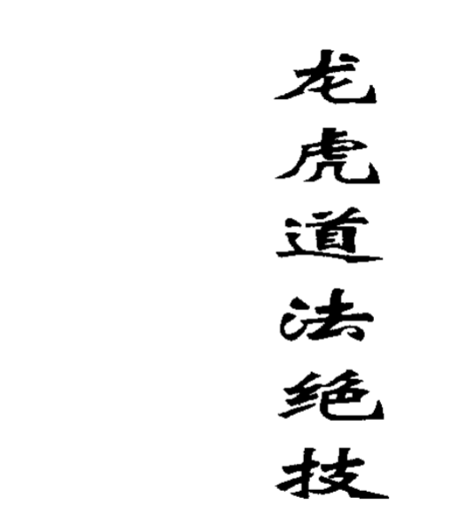 龙虎山道法绝技（内部资料）93页
