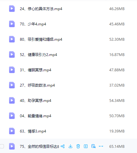 【吸引力】循梦高能量 吸引力实践全集终身学习81集视频课