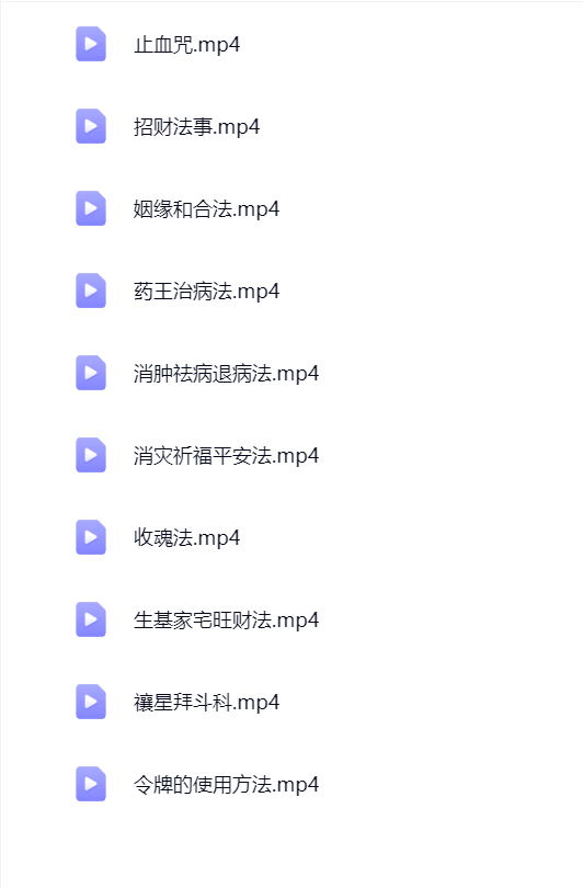 张老师普庵法10集