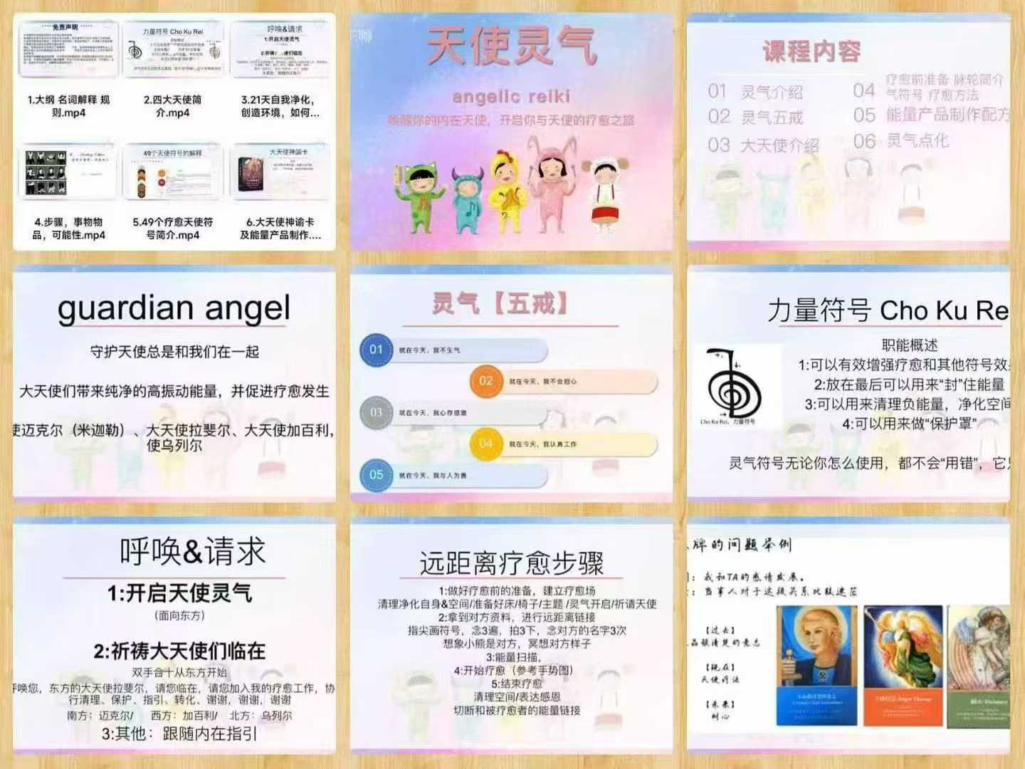 雪佳天使 灵气视频课6集视频