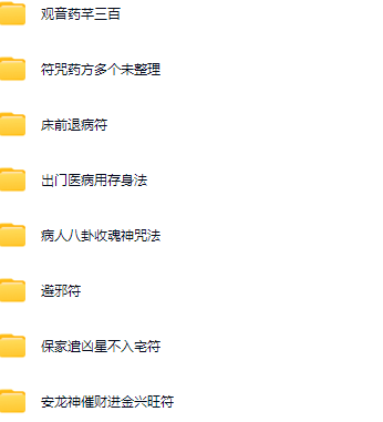 药公万福一套 非常实用