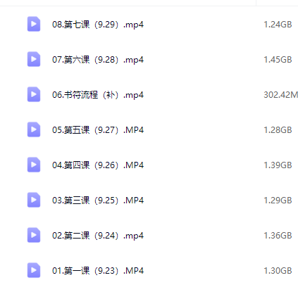 玄学院《道家符箓文化》20小时，8集视频